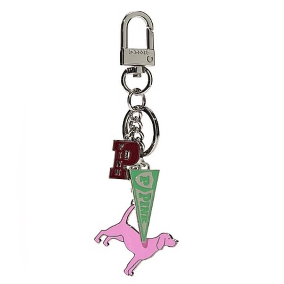 Victoria’s Secret PINK Logo Keychain Charm - Picture 1 of 1